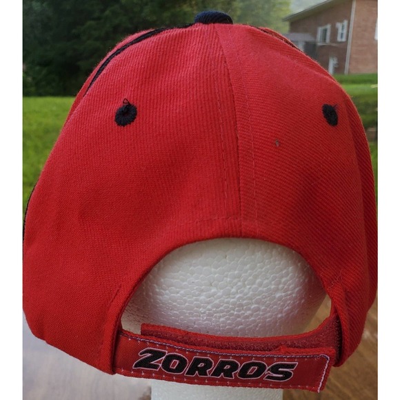 Atlas Zorros Metal 748 Embroidered Soccer Hat Red Cap Strapback Adjustable - Picture 7 of 11